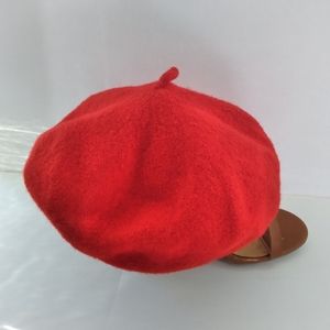 Red French beret